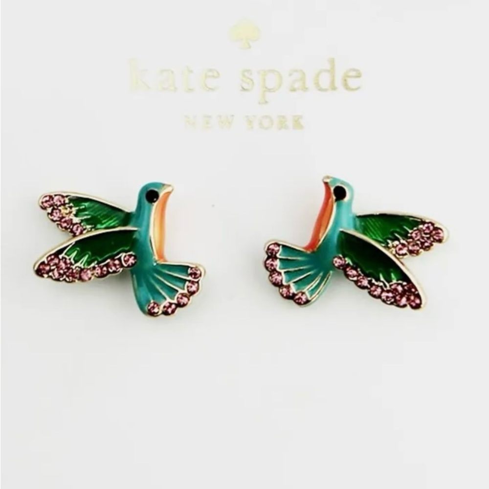 KATE SPADE Scenic Route Hummingbird Stud Earrings - Picture 4 of 5